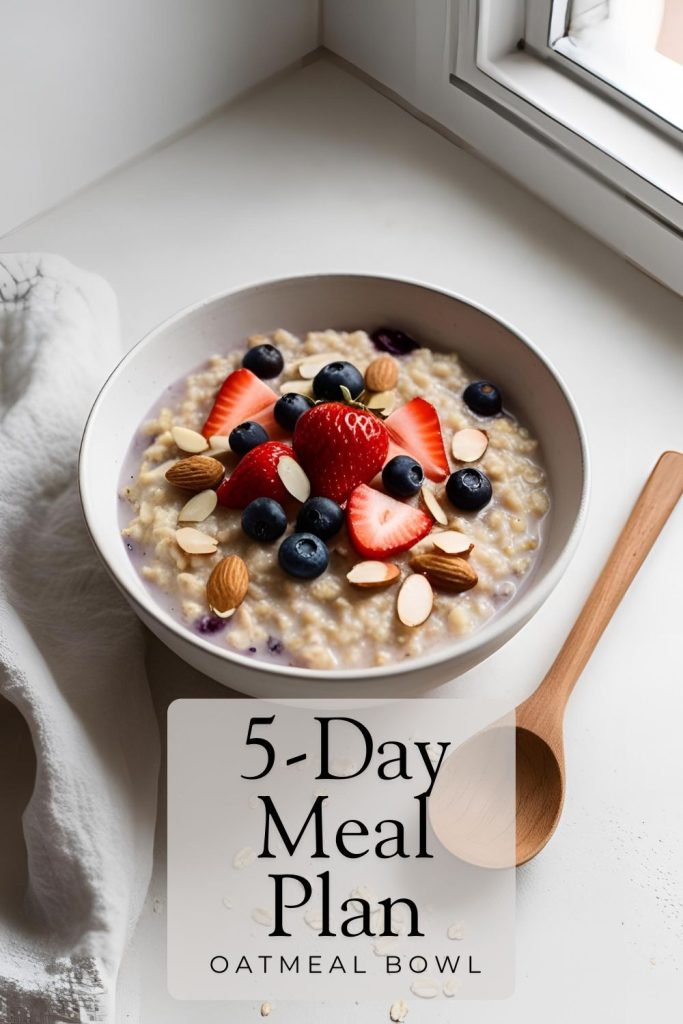 meal plan for new mothers